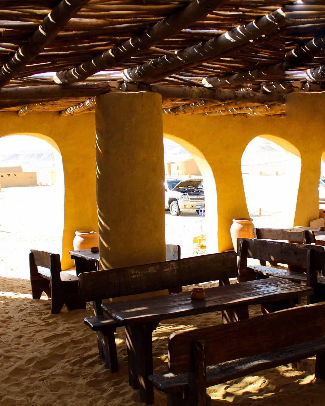 Sandboarding on the dunes at Magic Lake, Fayoum, Egypt