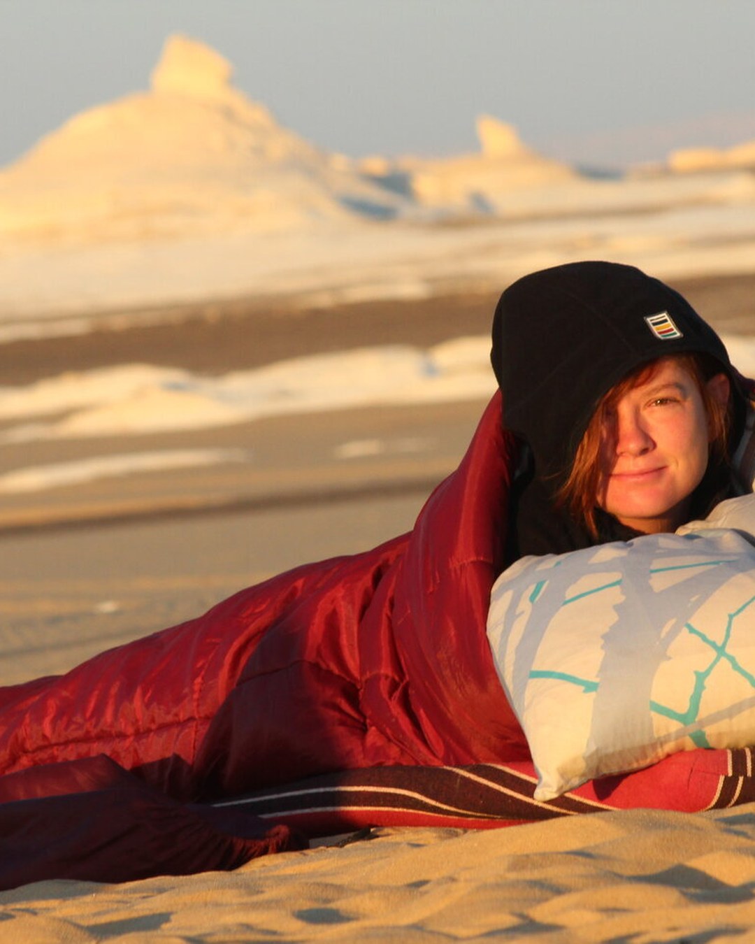 Magic Lake sandboarding, Fayoum desert, Egypt